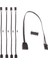 Corsair 4pın Rgb Için 5 Adet Standart Argb 3-Pin 5V Adaptör Rgb 25CM (Yurt Dışından) 1