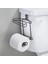 Banyo Yerden Tasarruf Için Metal Tuvalet Kağıdı Rulo Tutucu ve Dispenseri (Yurt Dışından) 4