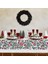 Kapı Pencere Şömine Noel Dekorasyonu Için Siyah Çelenk Garland (Yurt Dışından) 2