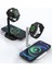 Iphone8/x Samsung Siyah Için Manyetik 2'si 1 Arada Şarj Cihazı 15W Hızlı Şarj (Yurt Dışından) 3