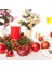 6pcs Noel Ağacı Dekorasyon Topu, Içi Boş Top, Kırmızı (Yurt Dışından) 2