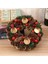 1 Adet 27 cm Suni Çam Kozalağı Garland Noel Çelenk Süs Duvar Kapı Dekor (Yurt Dışından) 3