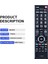 CT-90476 Uzaktan Kumanda Toshiba Tv Için Değiştirin CT-90422 (Yurt Dışından) 4