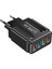 45W USB 3.0 Cep Telefonu Şarj Adaptörü Telefon Şarj Başlığı-Ab Fişi (Yurt Dışından) 1