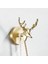 Pirinç Askı Askılı Havlu Anahtarı Için Altın Duvar Kancası, (Elk) (Yurt Dışından) 4