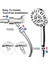 Yüksek Basınçlı Duş Başlığı Seti - 80 Inç Hortumlu Duş Başlığı (Yurt Dışından) 3