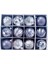 12 Adet Kutulu Noel Topu Glitter Baubles Topları Süs Kolye D (Yurt Dışından) 1