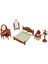 1:18 Simülasyon Mini Yatak Odası Yatak Dresser Dollhouse Oyun Evi Oyuncaklar (Yurt Dışından) 1