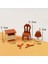 1:18 Simülasyon Mini Yatak Odası Yatak Dresser Dollhouse Oyun Evi Oyuncaklar (Yurt Dışından) 5