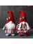 Noel Gnome Sevimli Yüzü Olmayan Bebek Kapüşonlu Orman Yaşlı Adam Oyuncak Bebek (Yurt Dışından) 2