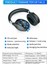 Kablosuz Bluetooth Kulaklık 3D Stereo Kulaklık Katlanabilir Siyah (Yurt Dışından) 4