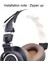 Audio Technica Ath Msr7 M20 M30 Gri Için Koruyucu Kafa Bandı Kapağı (Yurt Dışından) 3