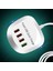 USB Şarj Hub'ı Ev Ofis Masaüstü Seyahat Için 4 USB Bağlantı Noktası-Ab Fişi (Yurt Dışından) 3