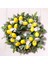 Ev Duvar Dekoru Için Sarı Limonlu 18 Inç Yapay Limon Çelengi (Yurt Dışından) 2