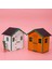 1:12 Dollhouse Minyatür Ahşap Sevimli Küçük Ev Modeli, Beyaz (Yurt Dışından) 5