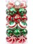 30 Adet Noel Topu Süsleri Noel Ağacı Için Kırmızı Yeşil ve Beyaz 6cm (Yurt Dışından) 1