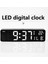 Oturma Odası Dekorasyonu Için 10 Inç LED Dijital Tarih Çalar Saat Beyaz (Yurt Dışından) 5