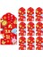 10 Adet Çin Kırmızı Zarf, Kaplan Yılı Hong Bao Lucky, F (Yurt Dışından) 1