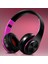 Taşınabilir Kablosuz Kulaklık Bluetooth Mikrofonla Ayarlanabilir - Pembe Altın (Yurt Dışından) 2