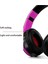 Taşınabilir Kablosuz Kulaklık Bluetooth Mikrofonla Ayarlanabilir - Pembe Altın (Yurt Dışından) 5