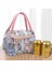 Taşınabilir Yalıtımlı Öğle Yemeği Çantası Su Geçirmez Kalınlık Termal Piknik Okul Çalışma Seyahat Multiuse Öğle Yemeği Çantası Çok Renkli Lunchbox (Yurt Dışından) 3