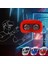 Quest 2 Vr Lens Kapağı Için Silikon Göz Maskesi Kapağı (Siyah+Kırmızı) (Yurt Dışından) 3