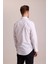 Erkek Beyaz Regular Fit Uzun Kollu Pamuklu Gömlek 5
