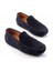 Lacivert Süet Deri Erkek Loafer Ayakkabı E01350003502 1