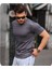 Mens Style Reflektör Şeritli Çizgili Spor T-Shirt 3