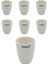 Porselen Kroze - Uzun Form - 72ML - Tall Form Crucible - 6 Adetlik Toptan Set 1