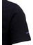 Erkek Bisiklet Yaka Mevsimlik Göğüs Baskılı Standart Fit Siyah T-Shirt 3