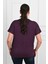 Kadın V Yaka Büyük Beden T-Shirt 1486-23 4
