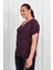 Kadın V Yaka Büyük Beden T-Shirt 1486-23 5