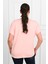 Kadın V Yaka Büyük Beden T-Shirt 1486-23 2