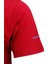 Erkek Bisiklet Yaka Yazlık Göğüs Baskılı Standart Fit Bordo T-Shirt 3