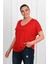 Kadın V Yaka Büyük Beden T-Shirt 1486-23 3