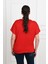 Kadın V Yaka Büyük Beden T-Shirt 1486-23 2