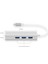 Type-C Hub 3 Port USB 3.0 Çoklayıcı + 1000 Mpbs Ethernet Çevirici 3