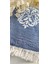 Jakarlı Barok Desenli Çift Kişilik Organik Pamuk Pike 185X230CM (Oeko-Tex® Standard 100 Sertifikalı) 2
