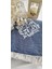 Jakarlı Barok Desenli Çift Kişilik Organik Pamuk Pike 185X230CM (Oeko-Tex® Standard 100 Sertifikalı) 3
