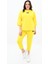 Kadın Büyük Beden Etiket Detaylı Eşofman Takımı 8100-24 1