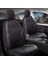 Tata Xenon Deri Detaylı Süet Kumaş Ön Arka Set Oto Koltuk Kılıfı Siyah Lotus Sc 1