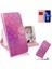 IPhone 15 Için Kılıf Pro Standı Tutucu Kart Yuvası Glitter Renkli Cüzdan Pu (Yurt Dışından) 1