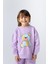 Kız Çocuk Ayı Desenli Sim Baskılı Sweatshirt 2