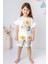 Kız Çocuk Çiçek Desenli Şort ve T-Shirt Takım 1