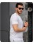 Mens Style Reflektör Şeritli Çizgili Spor T-Shirt 2