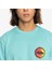 Long Fade Erkek Mavi Günlük T-SHIRT.18614 5