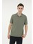 4M M-Ct953 Basıc P.T-Sh 4Fx Haki Erkek Polo T-Shirt 1