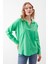Basic Oversize Önden Cepli Gömlek 4