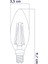 Dekoratif Mum LED Avize Ampulü Rustik E14 6W 6500K Beyaz Işık 5'li Erd-93 2